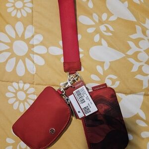 NWT- Lululemon- Lunar New Year Dual Pouch Wristlet- SOLD OUT ONLINE!
